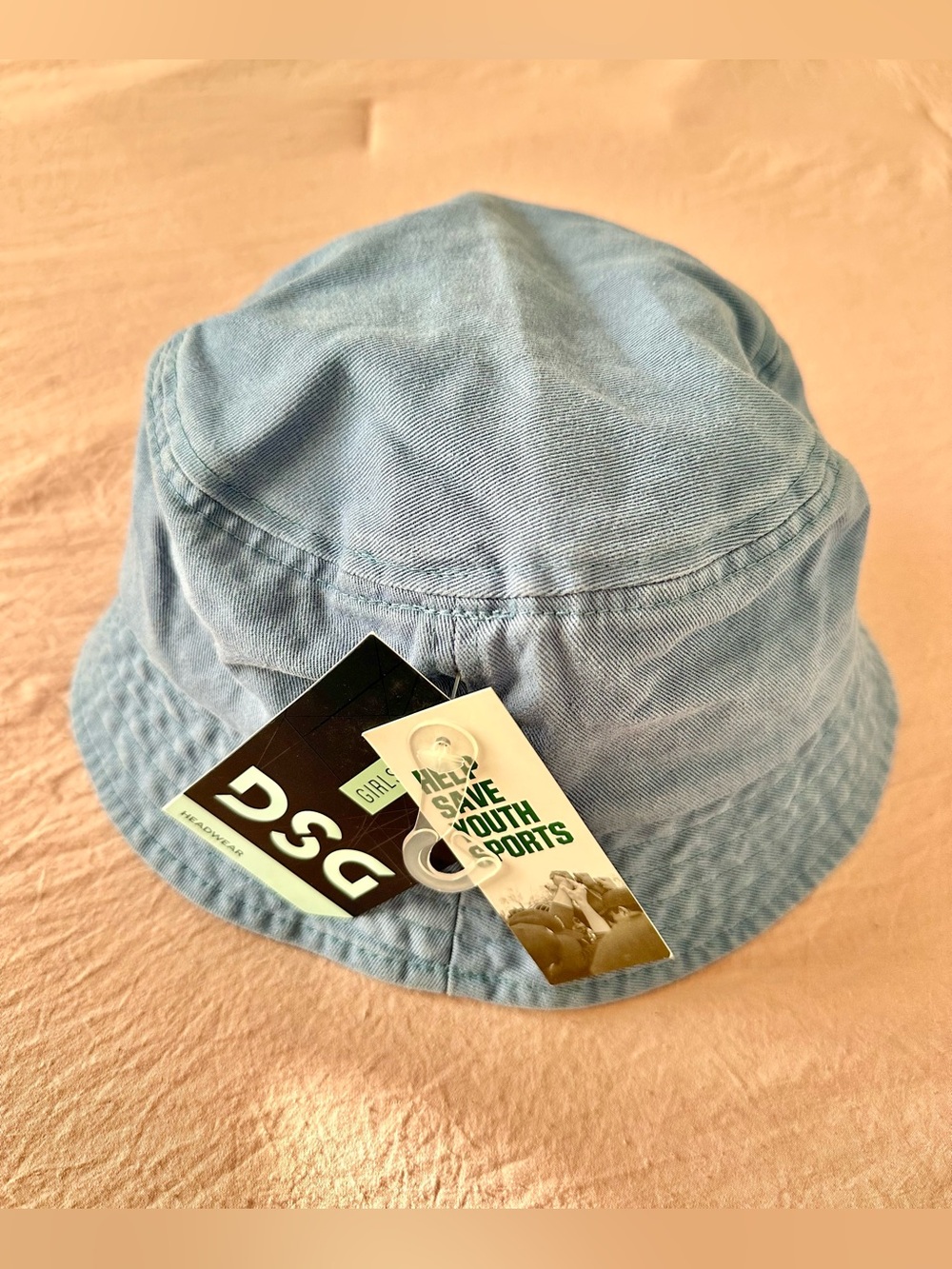 DSG Girls Blue Bucket Hat M/L